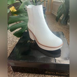 - White boots